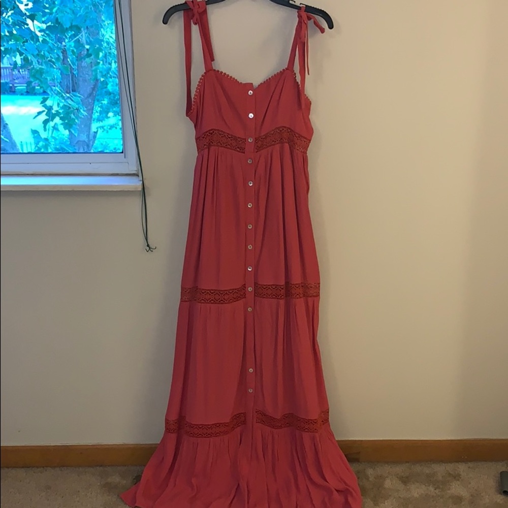 Long pink dress 😍😍